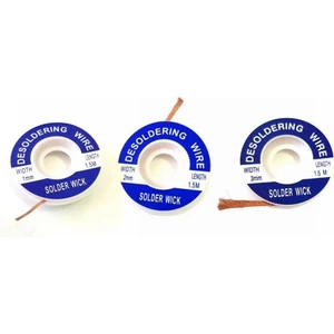 ZD-180 Lehim Temizleme Teli  3lü Set 1-2-3mm