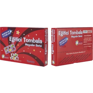 Tombala Meyveler Serisi - Eğitici Tombala