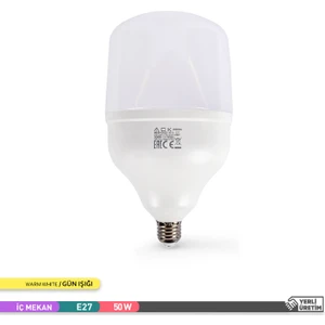 T140 Led Ampul 3000K Gün Işiği 4400Lm 220-240V 50W E27