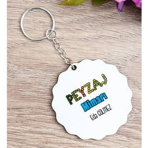 Hediye Dükkanı Kişiye Özel  Peyzaj Mimarı Ahşap Anahtarlık