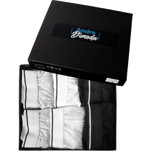 Erkek 6'lı Boxer  Kumaş Premium Paket Özel Dizayn. Düz Likralı Boxer Şort Çeyizlik Hediyelik Kutulu Ürün