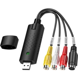 USB Rca Capture Easycap Kamera Uydu Kayıt Kartı Video Kayıt Analog Kaydedici Görüntü Ses