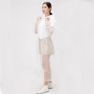 Poşet Yağmurluk Unisex 5'li Şeffaf Kullan At Yağmur Toz Poşet Koruyucu