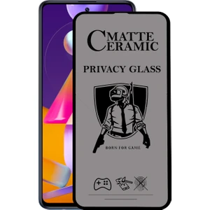 Kzy Samsung Galaxy M31S Tam Kaplayan Mat Seramik Nano Esnek Hayalet Ekran Koruyucu