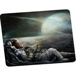 Panorama Ajans Astronot Kuru Kafa Uzay Mouse Pad