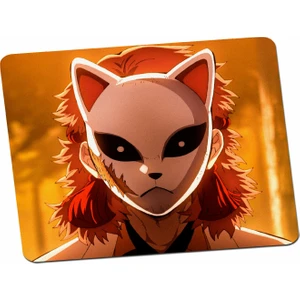 Panorama Ajans Demon Slayer Kimetsu No Yaiba Anime Tasarım Mouse Pad