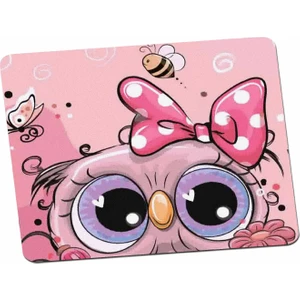 Panorama Ajans Tatlı Pembe Baykuş Owl Kurdele Mouse Pad