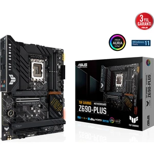 Tuf Gamıng Z690-Plus Intel Z690 Lga1700 Ddr5 6000 Dp Hdmı 4X M2 Usb3.2 Aura Rgb 2.5Gbit Lan Atx (Tuf Gamıng Z690-Plus) Anakart