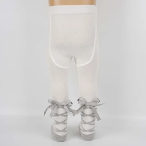 Ehuyar Aksesuarlı Pamuklu Kız Bebek Külotlu Çorap