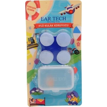 Ear Tech Silikon 4 Lü Kulak