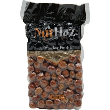 Nuthaz Naturel Çiğ Iç Fındık 250 gr Vakum
