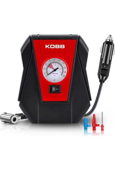 Kobb KB100 12VOLT 100 Psı Analog Göstergeli Hava Lastik Şişirme Pompası