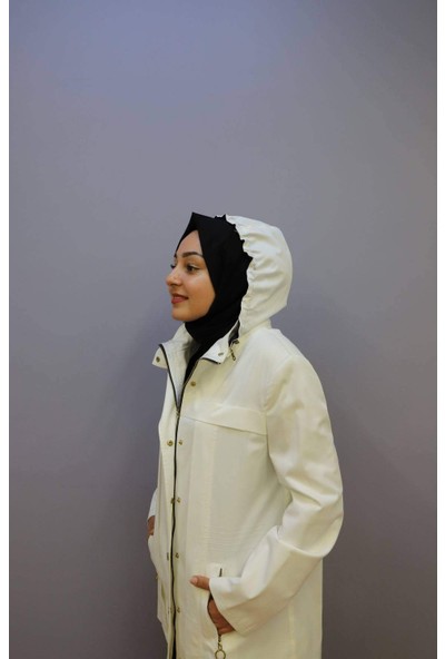 Gilda Kadın Niky Beyaz Ceket
