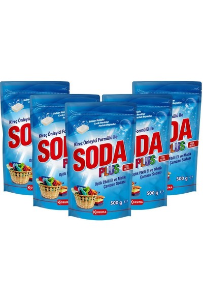 Soda Plus Çamaşır Sodası 5'li - Paket