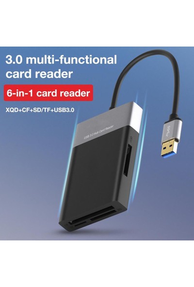 Romix 3.0 Multi-Functional Card Reader (6in1)