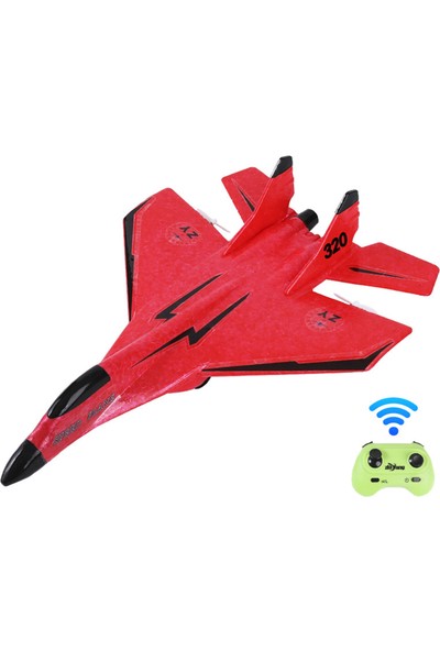 Shopfocus Uzaktan Kumandalı Model Rc Epp Avcı Uçağı - Kırmızı (Yurt Dışından)
