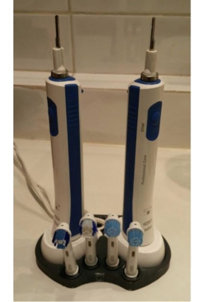 3dükkanım 2'li Oral-B Makine ve Diş Fırçalık Standı