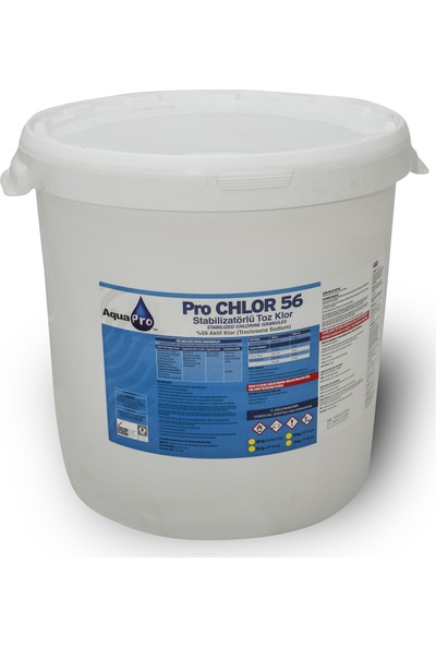 Aqua Pro Prohavuz - Aquapro Havuz Kimyasalı 56 Lık Toz Klor (5 Kg)
