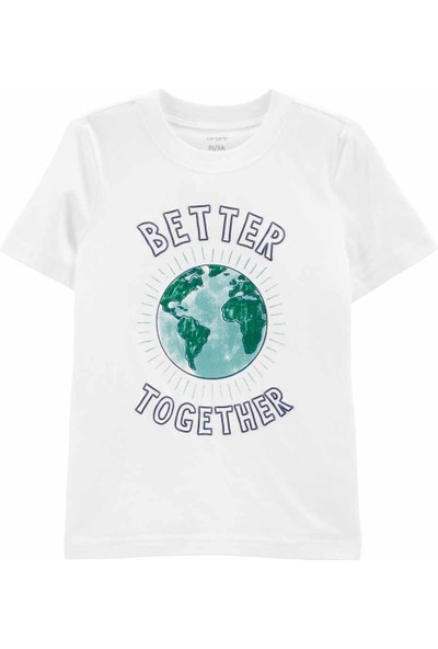 Carter's Küçük Erkek Çocuk Sloganlı Tshirt