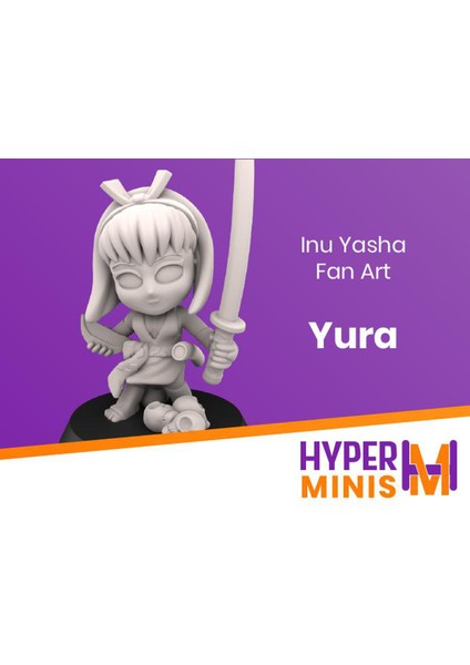 Chibi Yura | Inu Yasha Fan Sanatı Plastik Aparat
