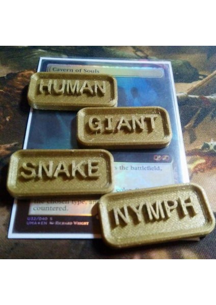 Amulit Için Souls Marker Mtg Mağarası Plastik Aparat