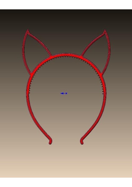 Kedi Kulakları Diadem Plastik Aparat