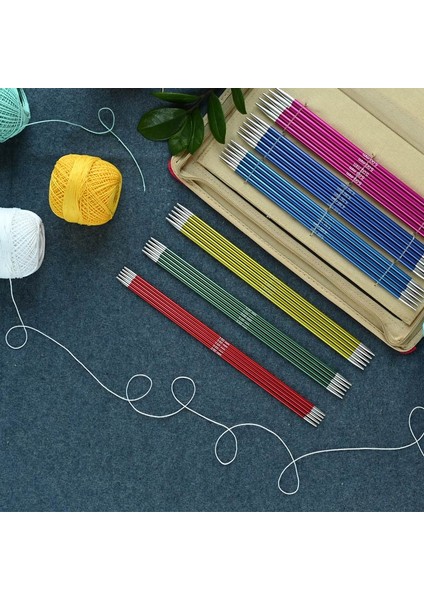 Knitpro Zing Iki Uçlu Çorap Şişi Seti - 20CM