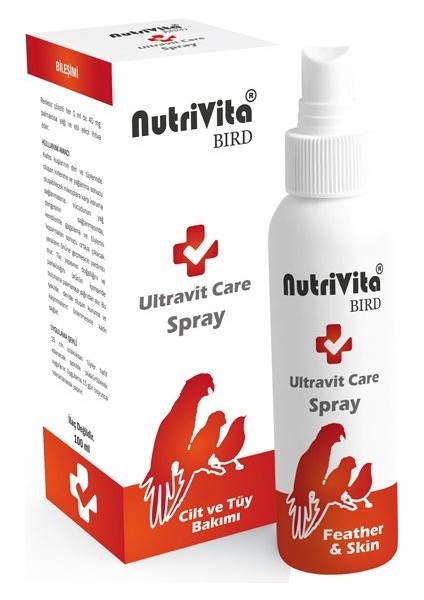 Bird Ultravit Care Kafes Dezenfektan Spreyi 100 ml