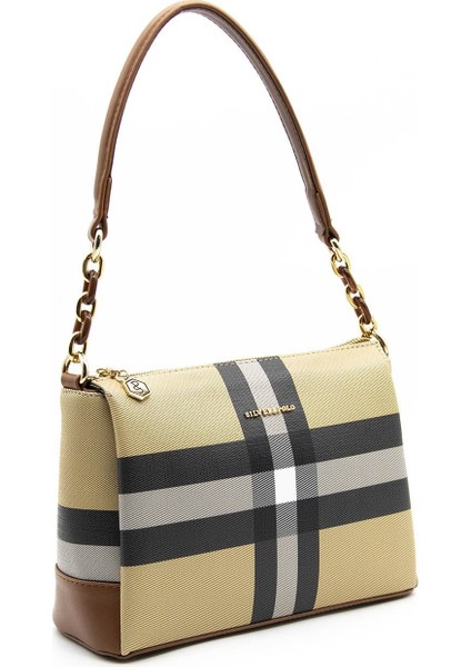 Silver Polo Kadın Çapraz Çanta Bej - Taba NV910 modelleri