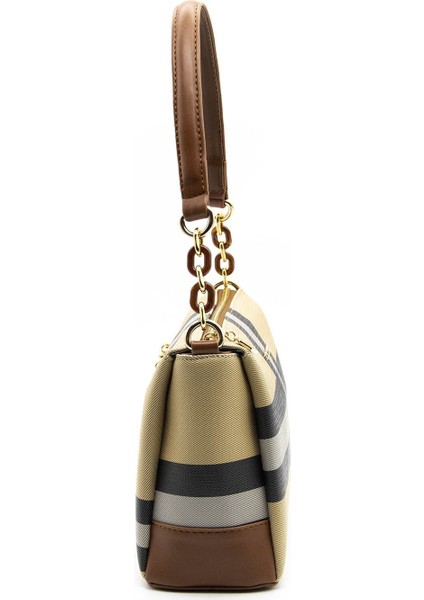 Silver Polo Kadın Çapraz Çanta Bej - Taba NV910 fırsatları