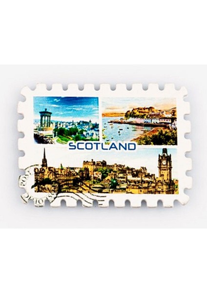 Iskoçya Edinburgh Pul Magnet