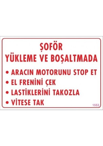 Şöför "1553"