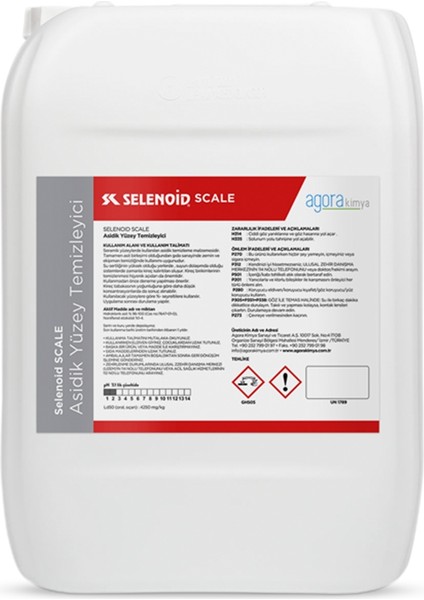 Selenoid Havuz Yüzey Temizleyici Wtr Scale 25 KG/20L