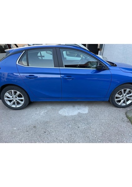 Opel Corsa F Krom Cam Çerçevesi 6 Parça 2019 ve Üzeri P.çelik modelleri
