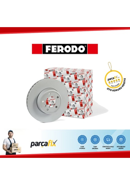 Toyota Corolla Vvtı Ferodo Ön Fren Diski 2003-2007 255MM