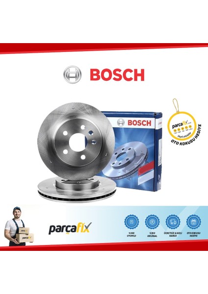 Opel Astra J 1.3 1.4 1.6 Bosch Ön Fren Diski 276MM Çap