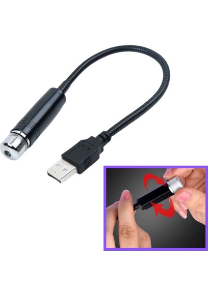 Mavi Ayak Altı Tavan LED Araç Içi Aydınlatma Oto Araba Iç Disko Ayarlanabilir USB Lamba Işık indirimleri