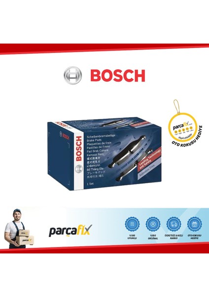 Mercedes C207 E200-E220-E320-E350 Bosch Arka Fren Balata