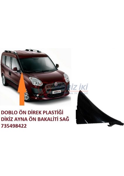 Ayna Çamurluk Bakaliti Sag Doblo 3 - 4