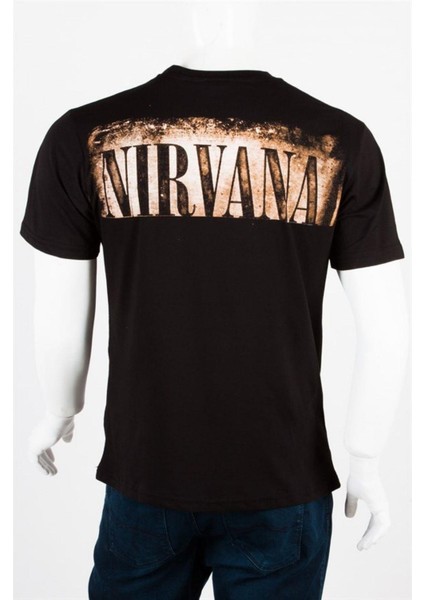 Dünyadan Hediyeler Nirvana Müzik Grubu Unisex Pamuklu Regular Fit Tişört Medium