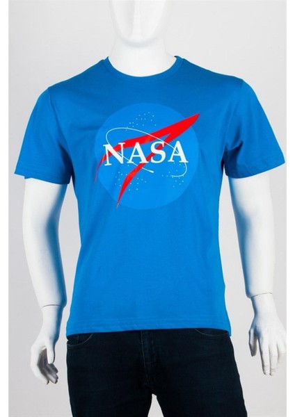 Dünyadan Hediyeler Nasa Unisex Pamuklu Regular Fit Tişört Small