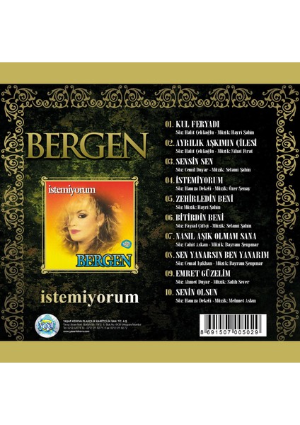 Bergen - Istemiyorum (Cd)