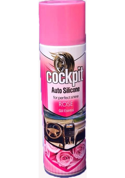 Oto Torpido Parlatıcı Sprey 220ML - Parfümlü Silikonlu Göğüslük Parlatıcısı Gül Esintisi