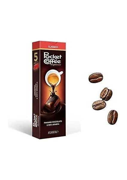 Bombons Pocket Coffee T5 62,5g