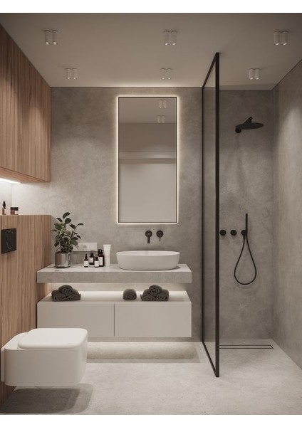 65X90 Ledli Ayna Banyo Aynası Işıklı Ayna fırsatları