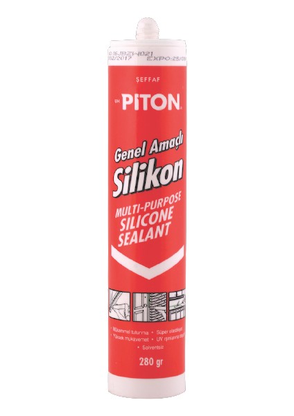 Genel Amaçlı Silikon 280 gr Siyah