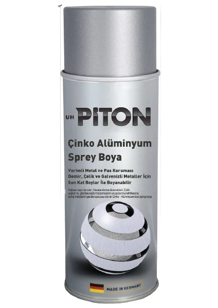 Çinko - Alüminyum Sprey Boya 400 ml