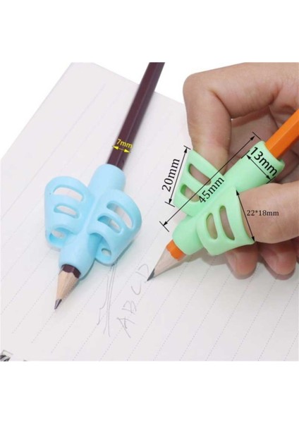 Kalem Tutamağı ( Parmak Kelepçeli Kolay Kalem Tutamağı ) 3 Lü Set