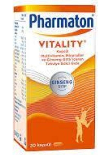 Pharmaton Vitality 30 Kapsül 30KAPSÜL
