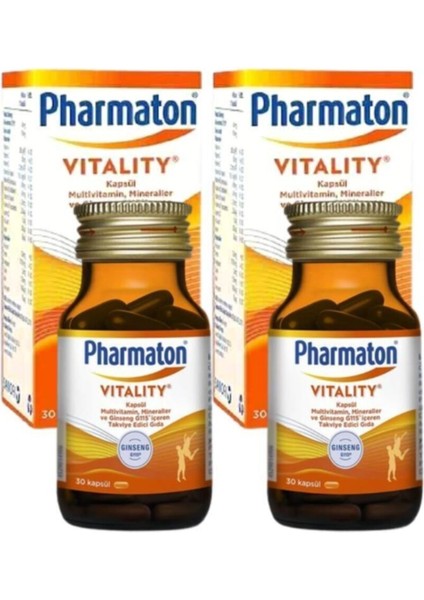 Pharmaton Vitality (30 Tablet) 2li Avantaj Paket